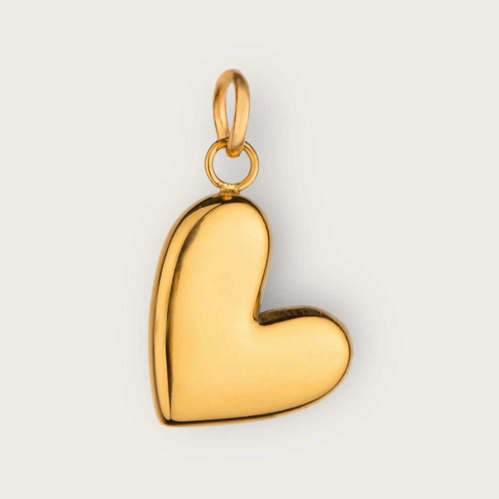 Golden Heart Charm