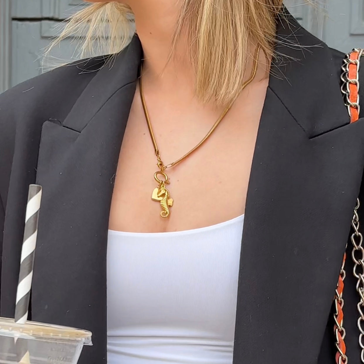 Golden Heart Charm