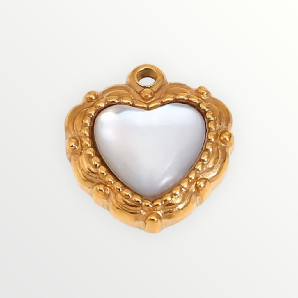 Baroque Heart Charm